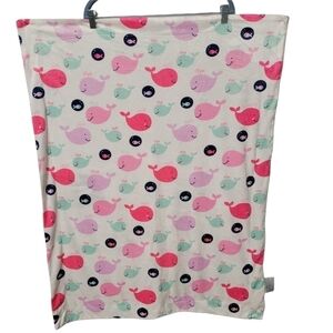 Target Multicolored Whale Soft Throw Blanket 30.5 x 38